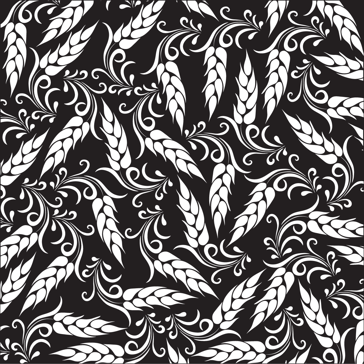 wheat pattern 01 vector