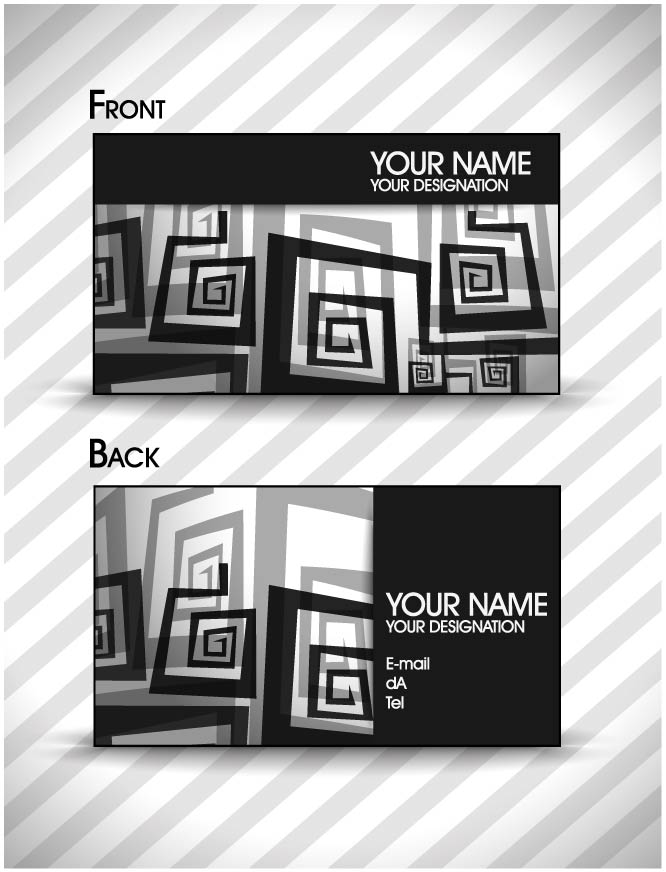 brilliant dynamic pattern card 05 vector