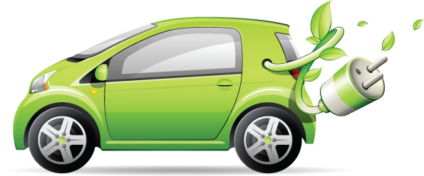 green cars vector