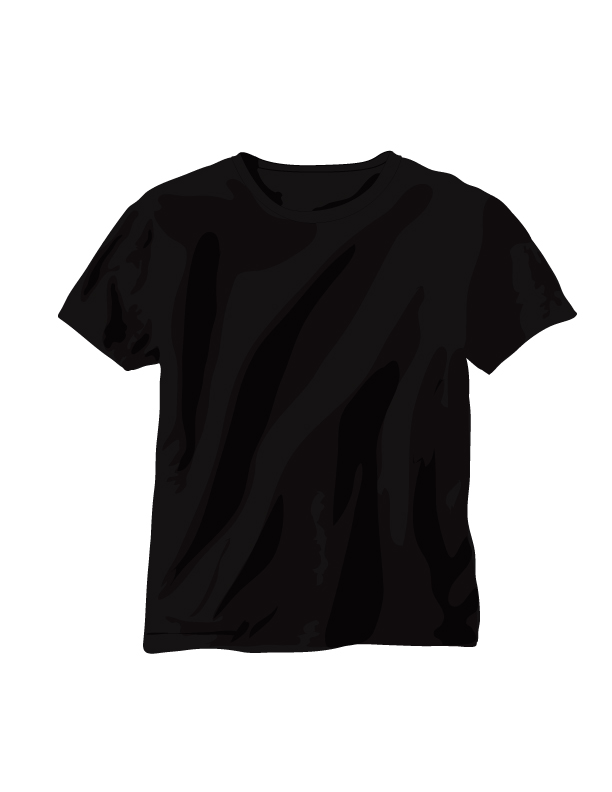 vector black tshirt