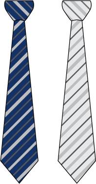 twill tie vector