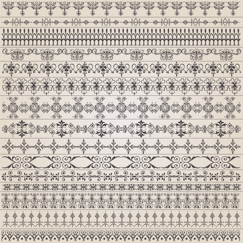 europeanstyle lace pattern 01 vector