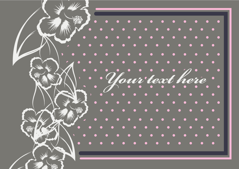 beautiful border pattern background 09 vector