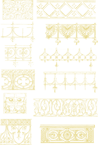 europeanstyle lace vector