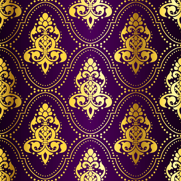 fabric pattern vector ornate background 1