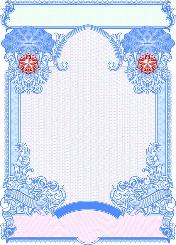 classic european security border pattern 01 vector