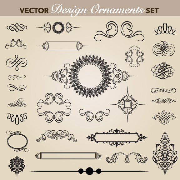 european pattern garland 05 vector