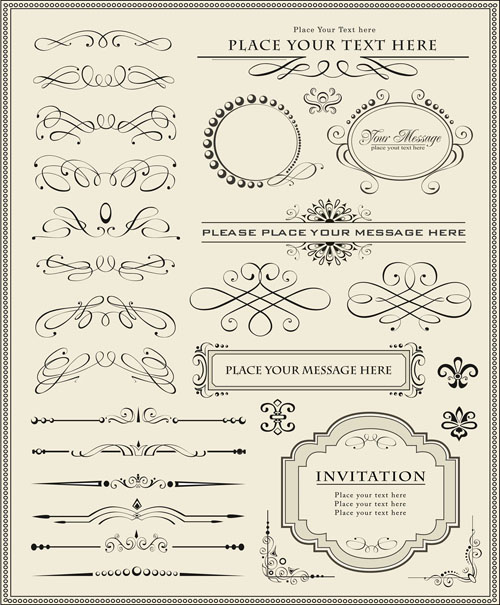 europeanstyle lace pattern 02 vector