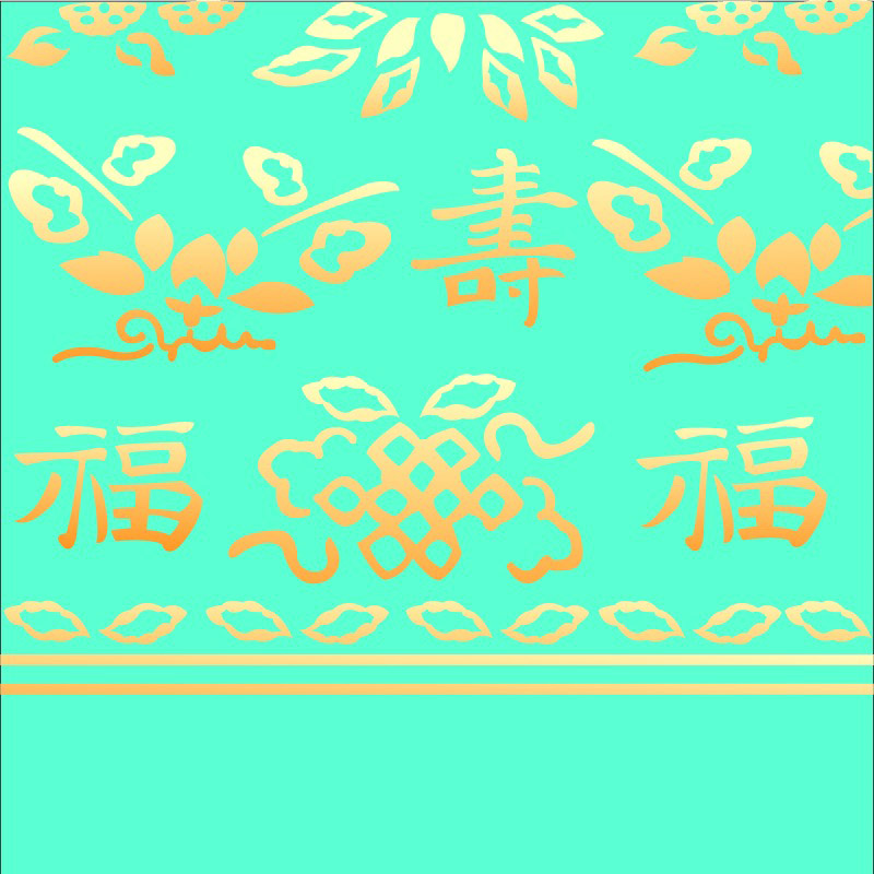 classical chinese longevity patterns vector