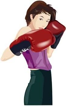 Boxing sport vector 2