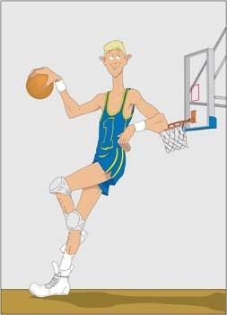 basketball sport vector 3