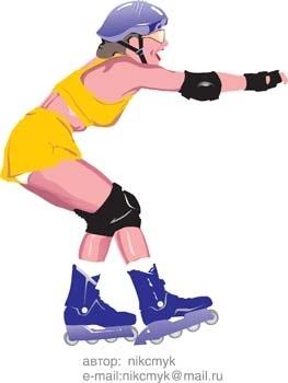 roller skate vector 7