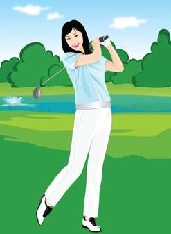 Golf vector 1