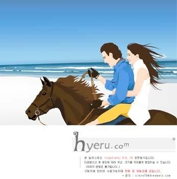 horse riding sport vector