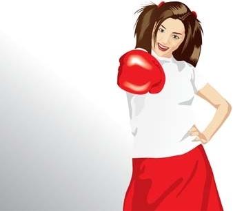 Boxing sport vector 1