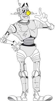 Space Robot Vector 5