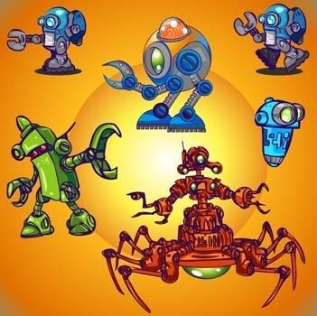 Space Robot Vector 3