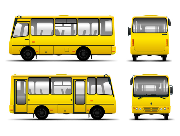 Various BUS bus vector