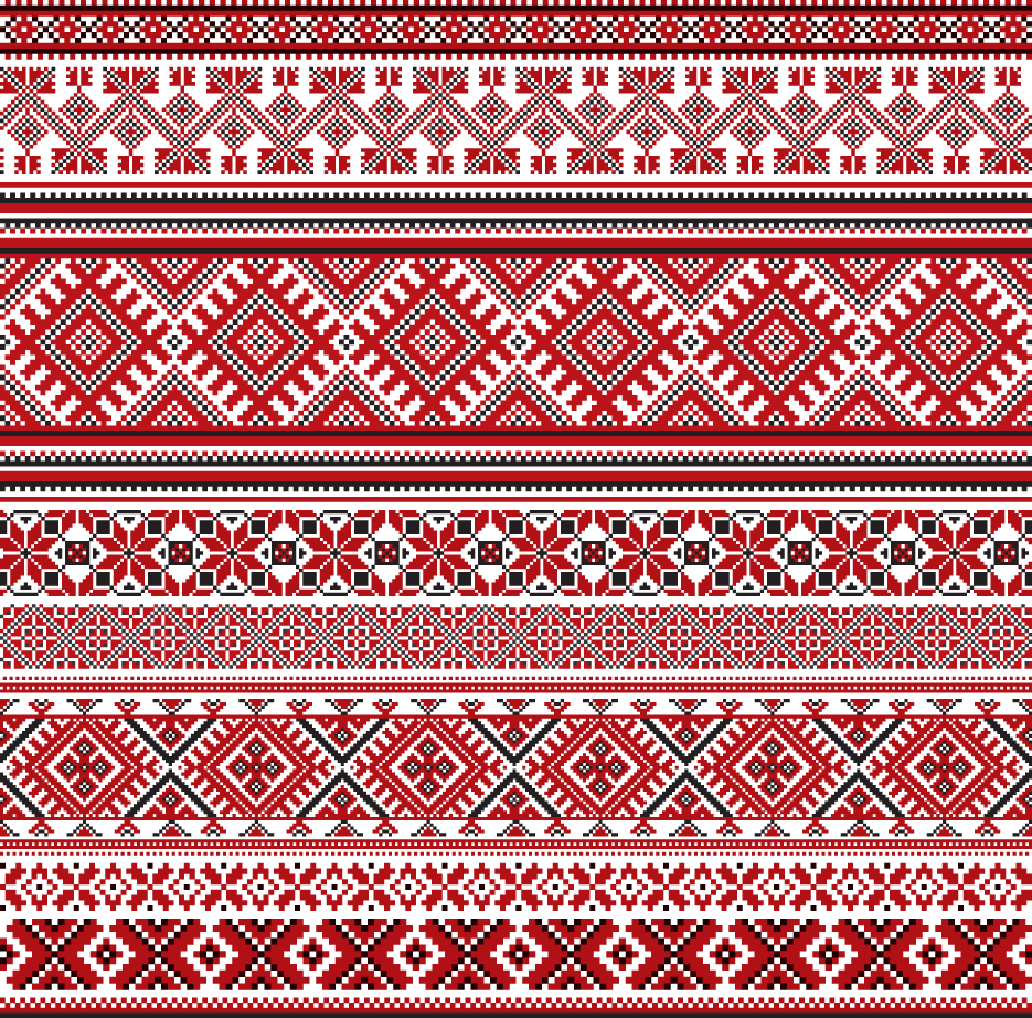 cross stitch patterns 08 vector