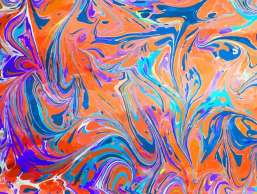 colored oil paint art backgrounds vector