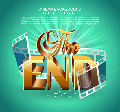 creative cinema art backgrounds vectors