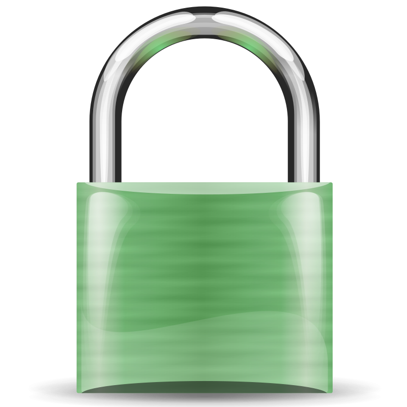 padlock green