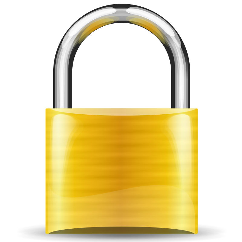 padlock gold