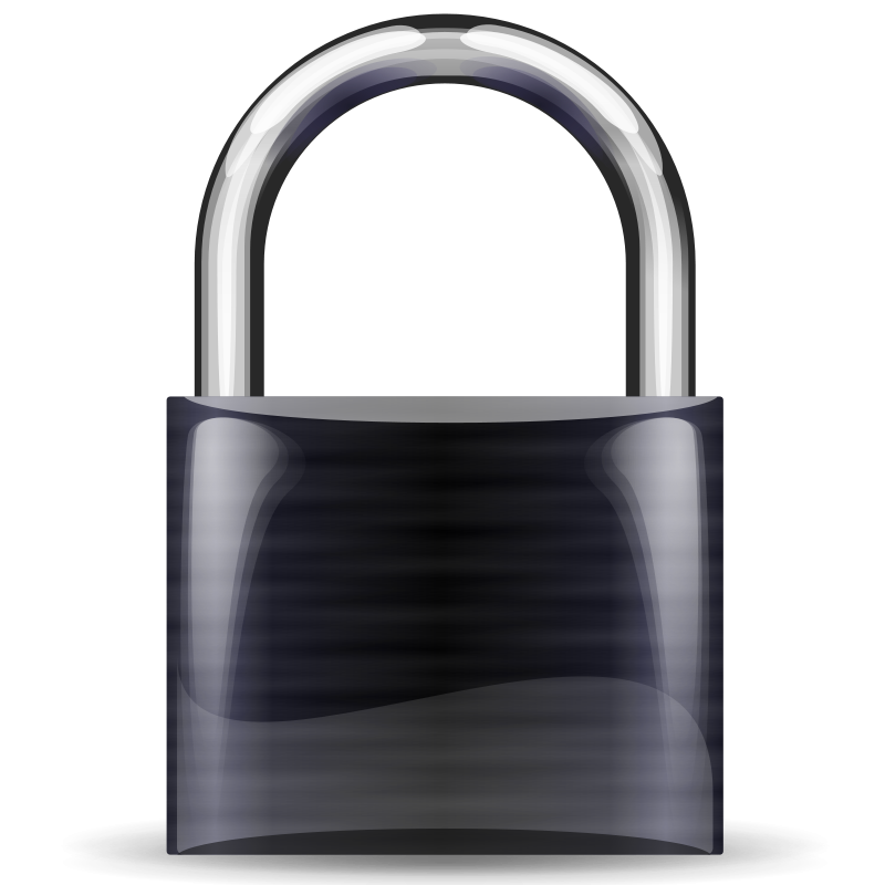 padlock black