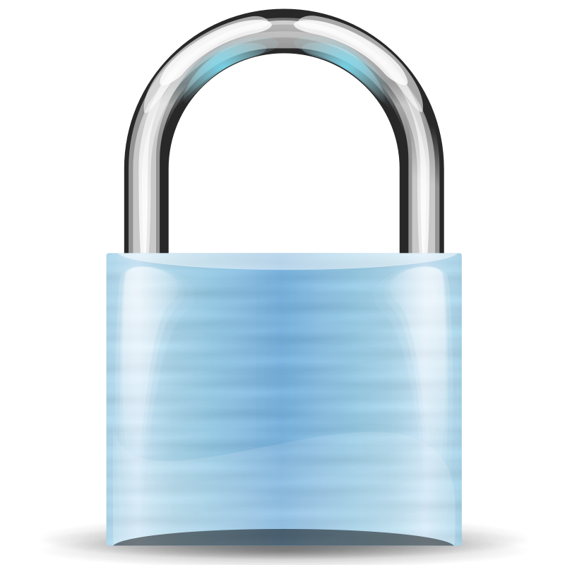 padlock skyblue