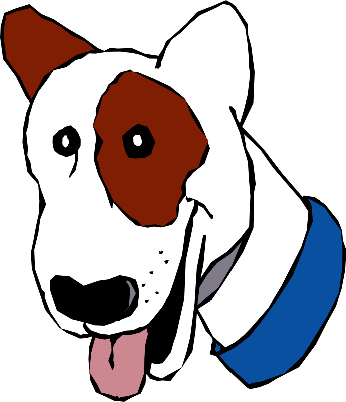 cartoon dog head