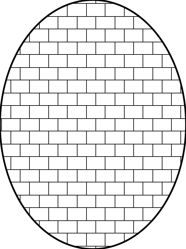 pattern brick outline