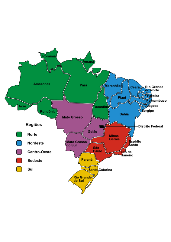 Brazil in Regions (Portuguese)