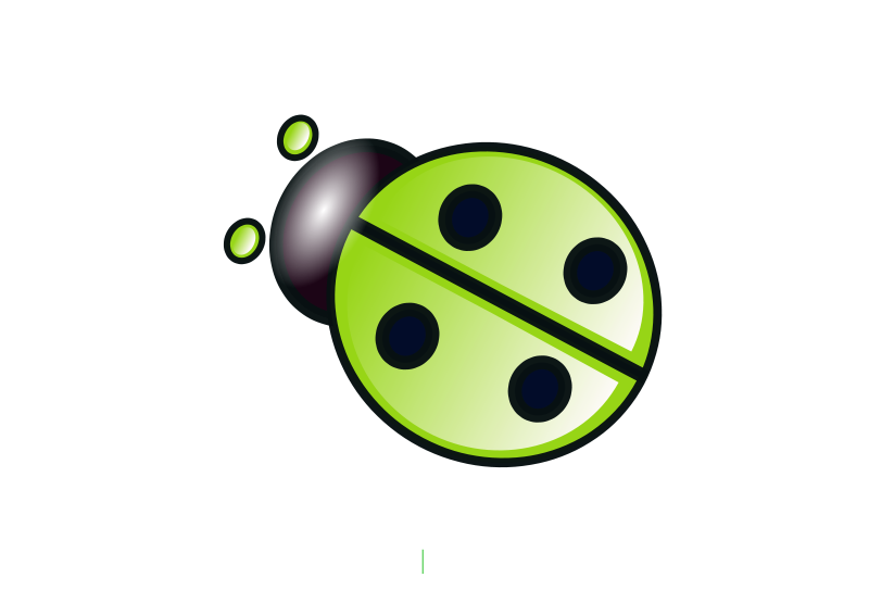 Green ladybug