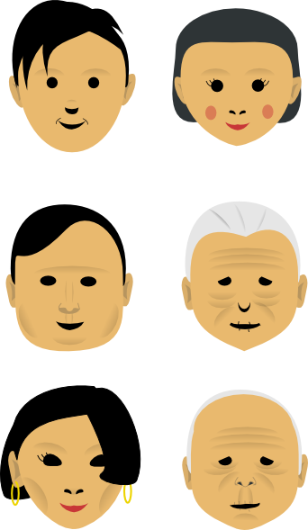 Human Faces clip art