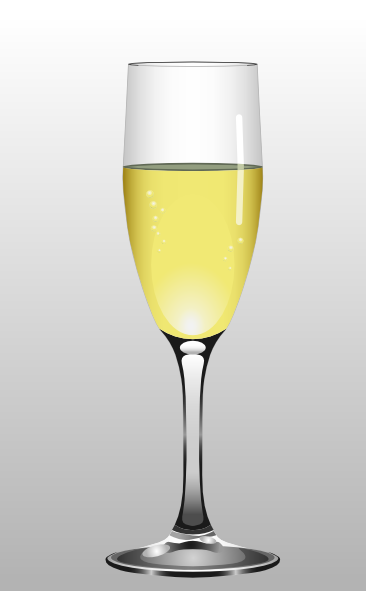 Glass Of Champagne clip art