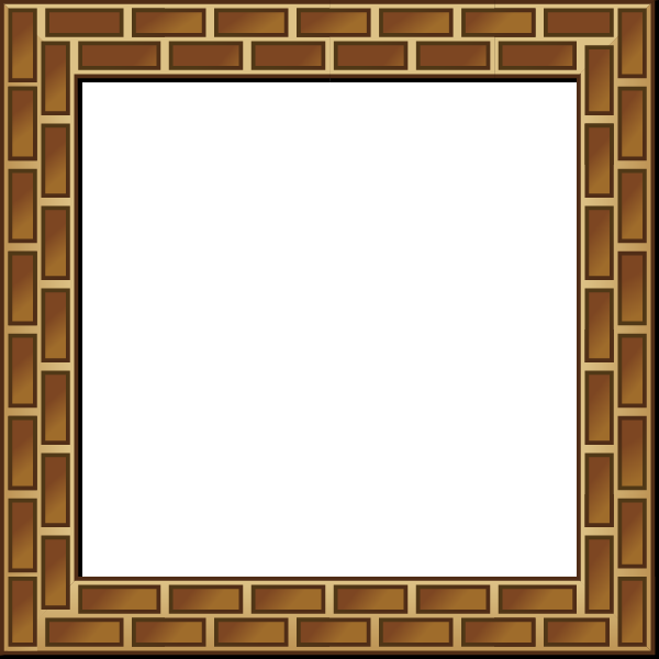 Rpg Map Brick Border clip art