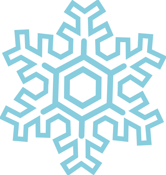 Stylized Snowflake clip art