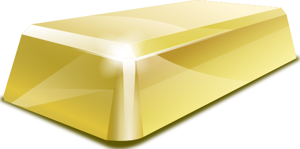 Gold Block clip art