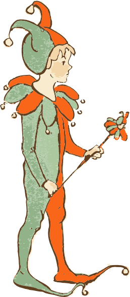 Jester Child clip art