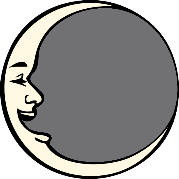 Man In The Moon clip art