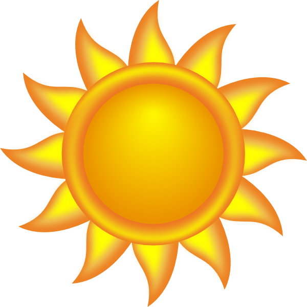 Decorative Sun clip art