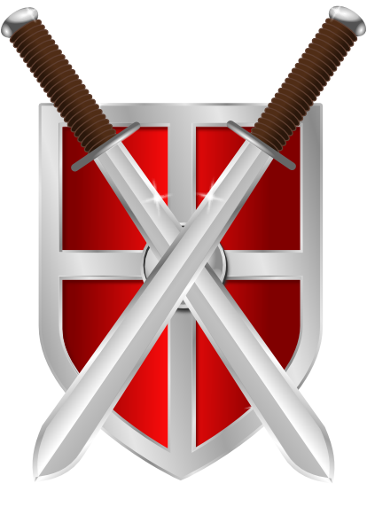 Swords And Shield clip art