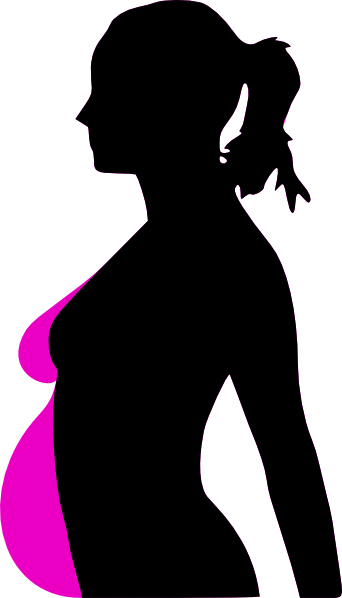 Pregnancy Silhouet clip art