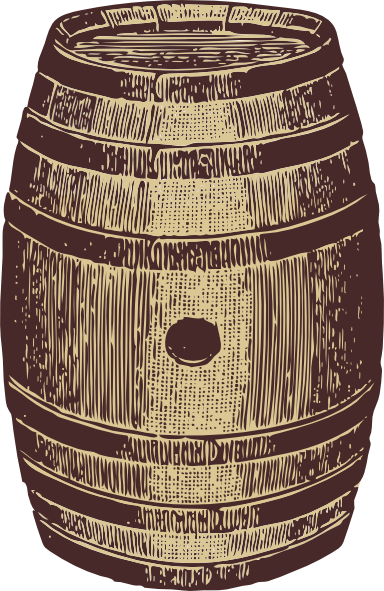 Wooden Barrel clip art