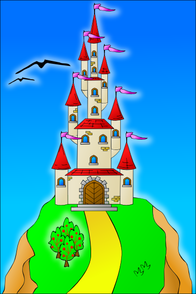 Castle On The Hill clip art