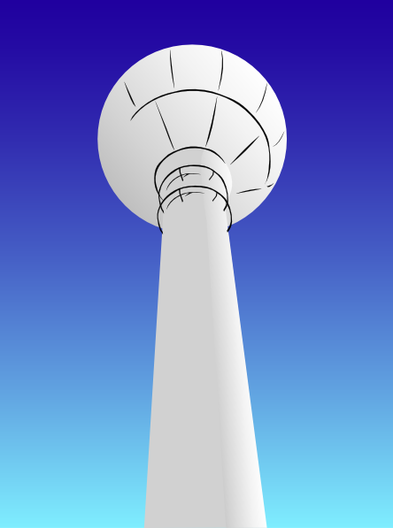 Water Tower clip art