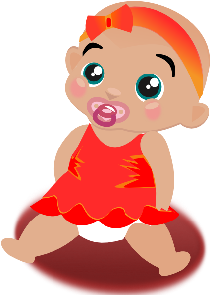 Baby Girl clip art