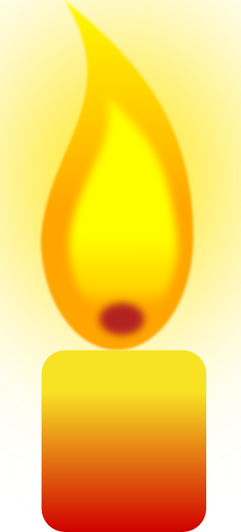 Burning Candle clip art