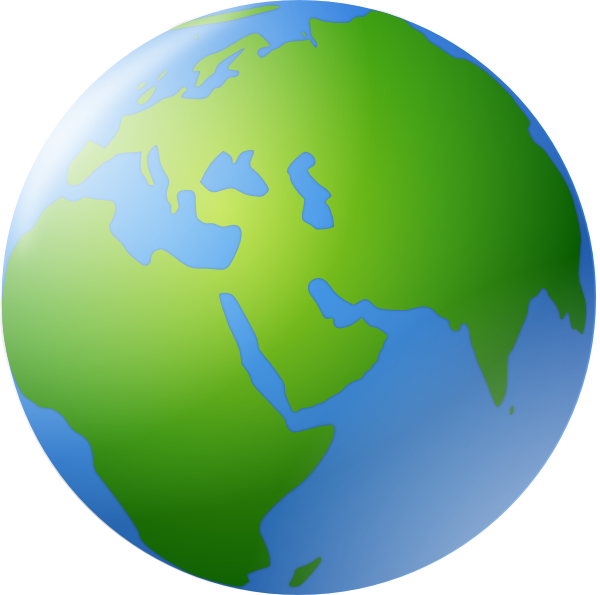 World Globe clip art