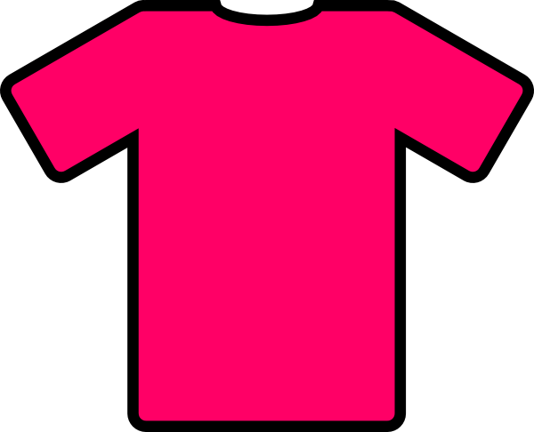 Pink T Shirt clip art